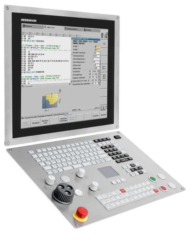 The CNC PILOT 640 Lather Control From HEIDENHAIN - HEIDENHAIN